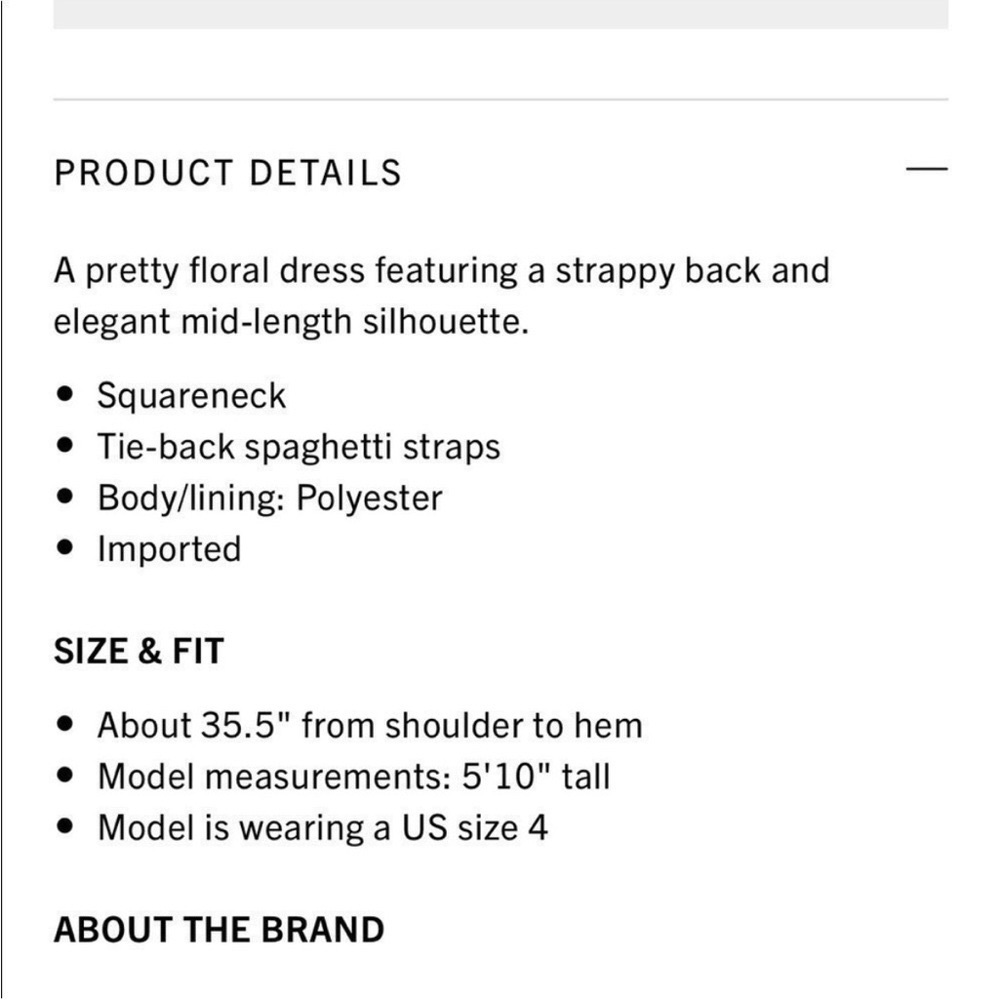 Tory Burch Strappy-Back Floral Caramel Midi Dress - Picture 7 of 7